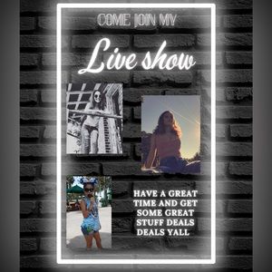 My live show come hang out and look at some great stuff !